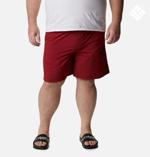 Men's Columbia PFG Backcast III Water Shorts Red | Plus Size CA-ML640